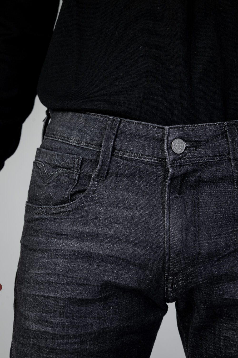 Jeans slim Replay anbass Nero - Foto 7