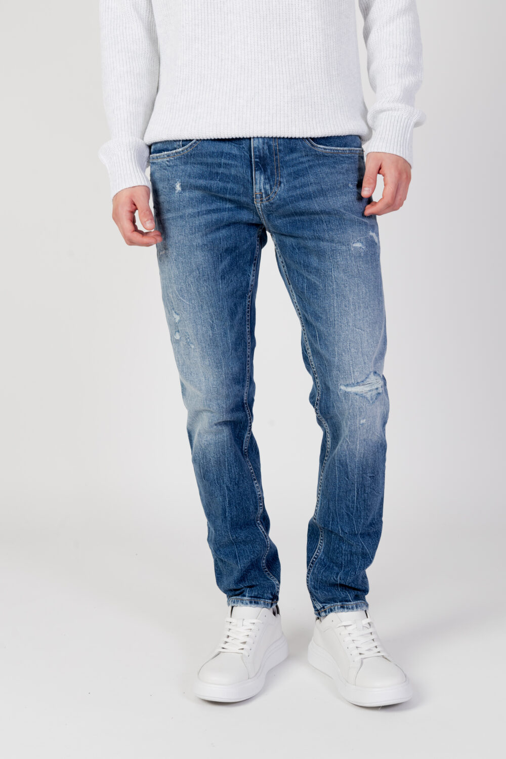 Jeans Tapered Tommy Hilfiger Jeans austin slim tprd dg2 Denim - Foto 7