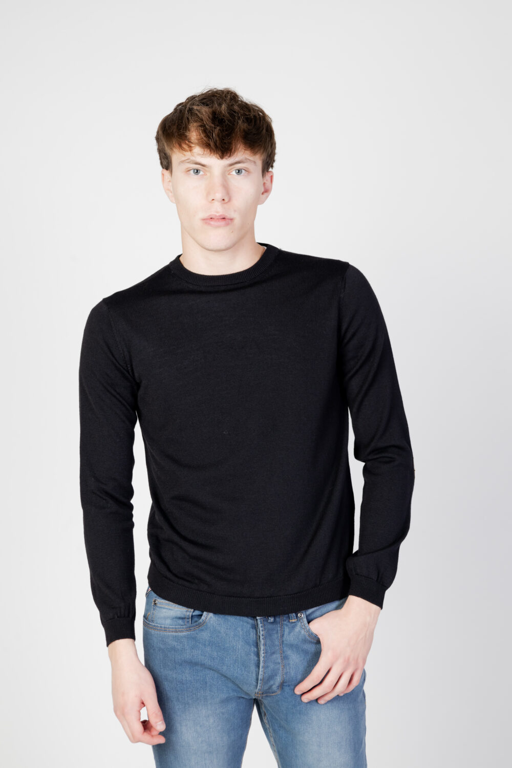 Maglione Alviero Martini Prima Classe Nero - Foto 1