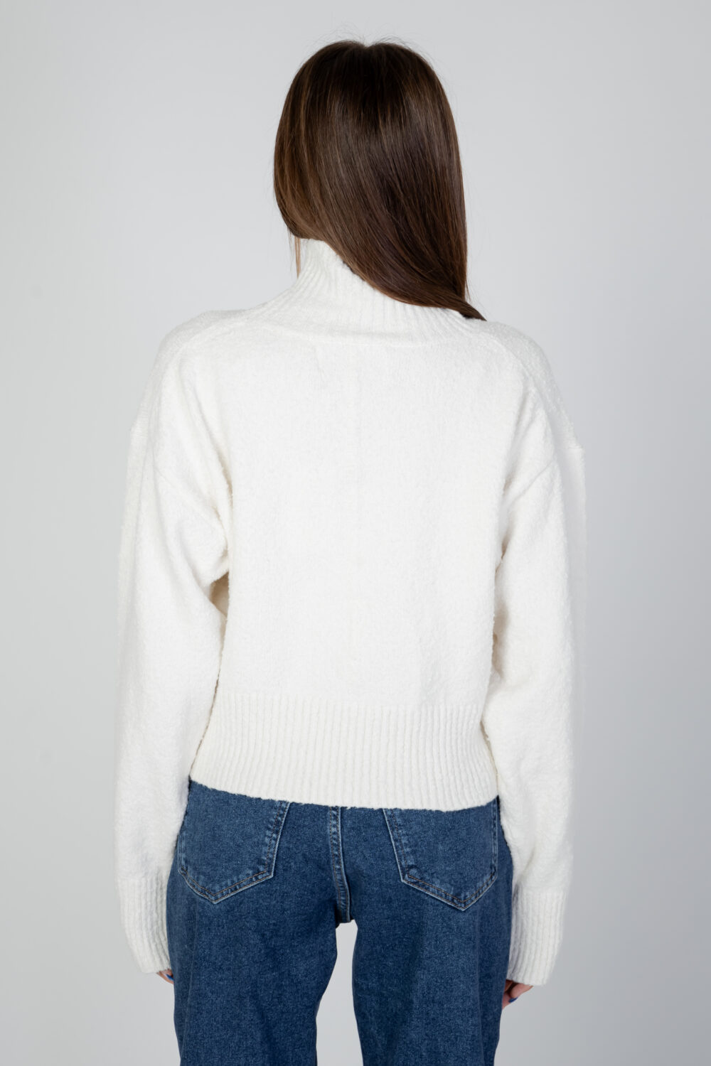 Maglione Calvin Klein Jeans boucle high neck swe Latte - Foto 7