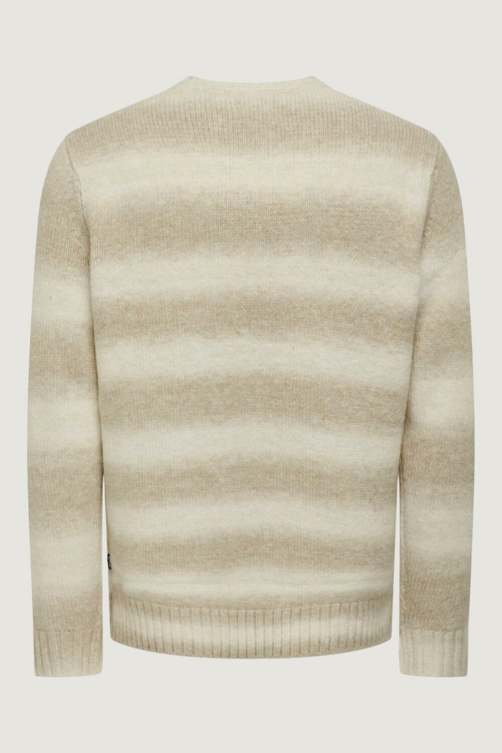 Maglione Only & Sons onsmarcel reg 3 gradient crew knit Panna - Foto 2