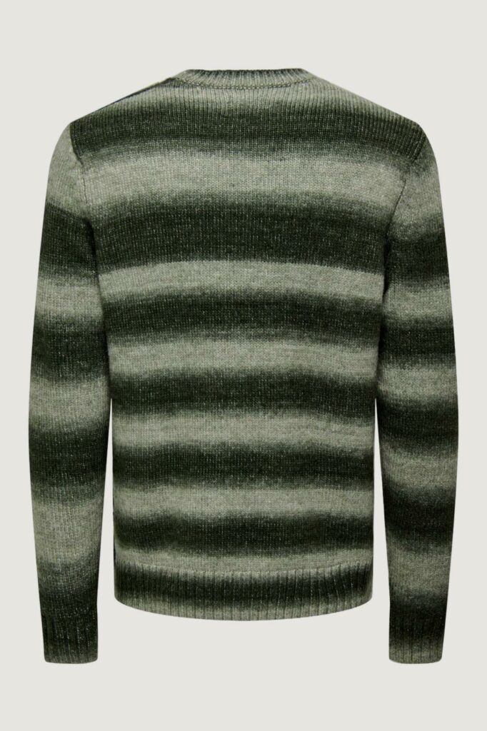 Maglione Only & Sons onsmarcel reg 3 gradient crew knit Verde