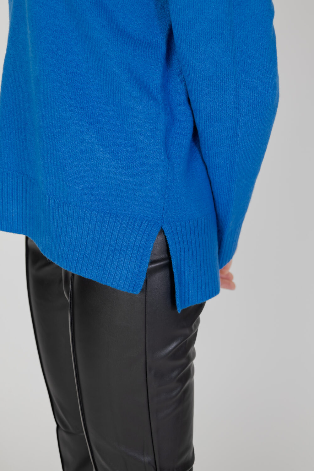 Maglione Street One eos_v-neck with side slit Azzurro - Foto 4