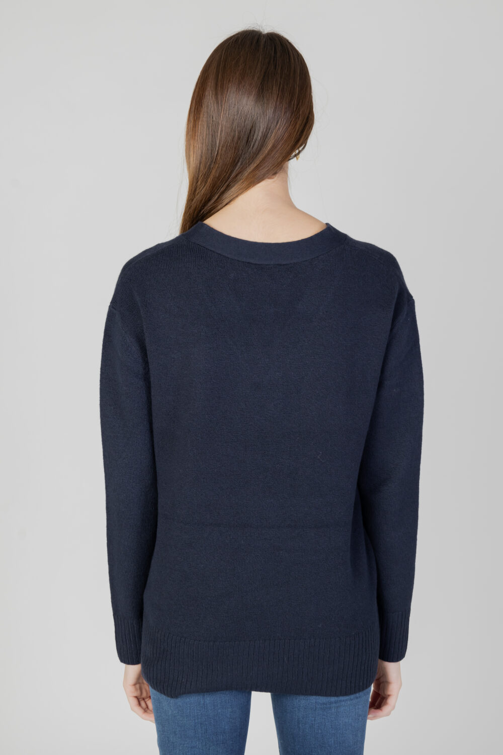 Maglione Street One eos_v-neck with side slit Blu - Foto 3