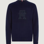 Maglione Tommy Hilfiger monogram crew neck Blu - Foto 1