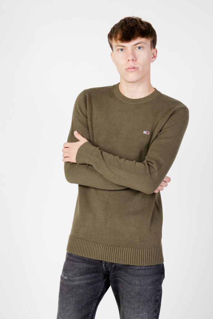Maglione Tommy Hilfiger Jeans  essential crew  Moss Green