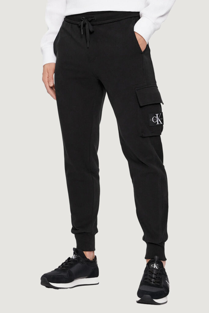 Pantaloni sportivi Calvin Klein Jeans badge Nero