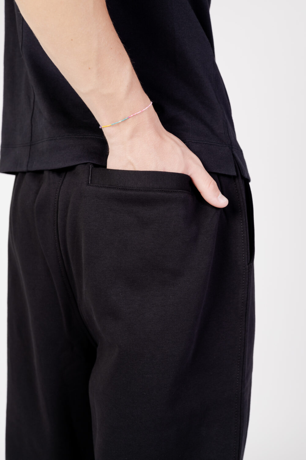 Pantaloni sportivi Calvin Klein Jeans institutional hwk pa Nero - Foto 4