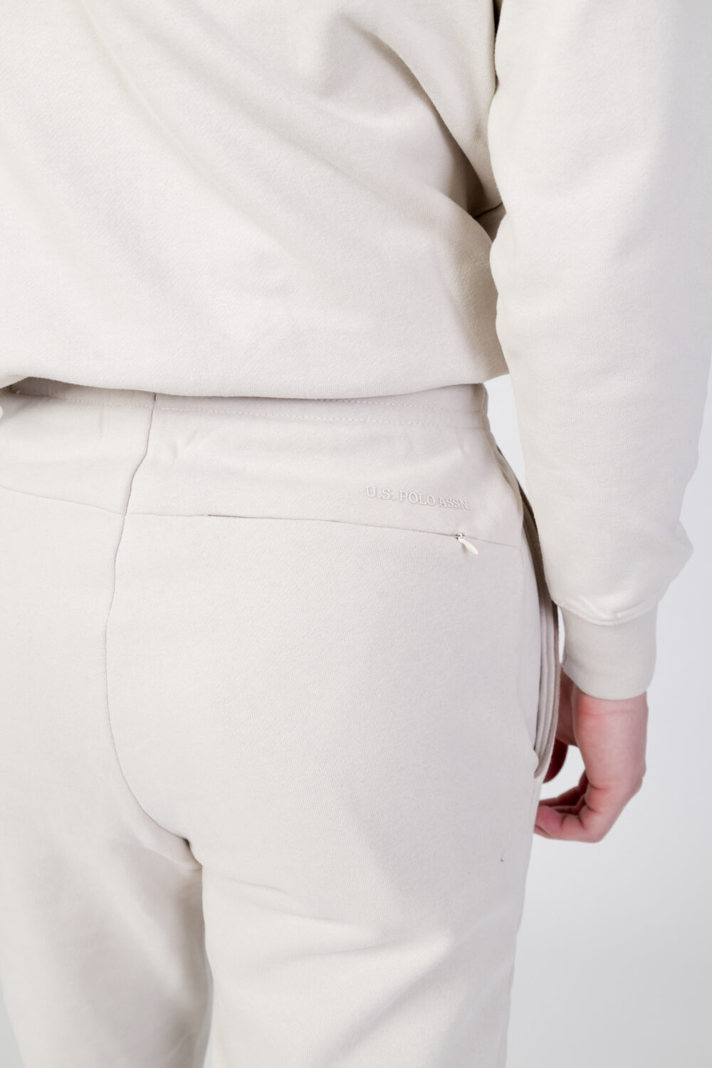 Pantaloni sportivi U.S. Polo Assn. kirb cp3d Beige chiaro - Foto 4
