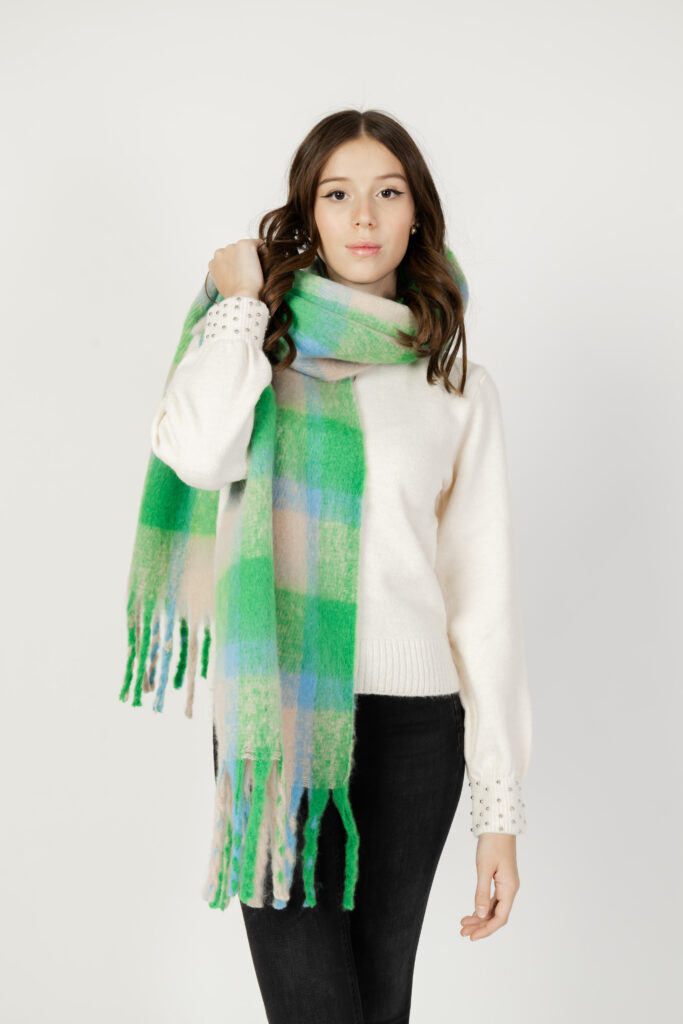 Sciarpa Only onlmia check scarf cc Verde