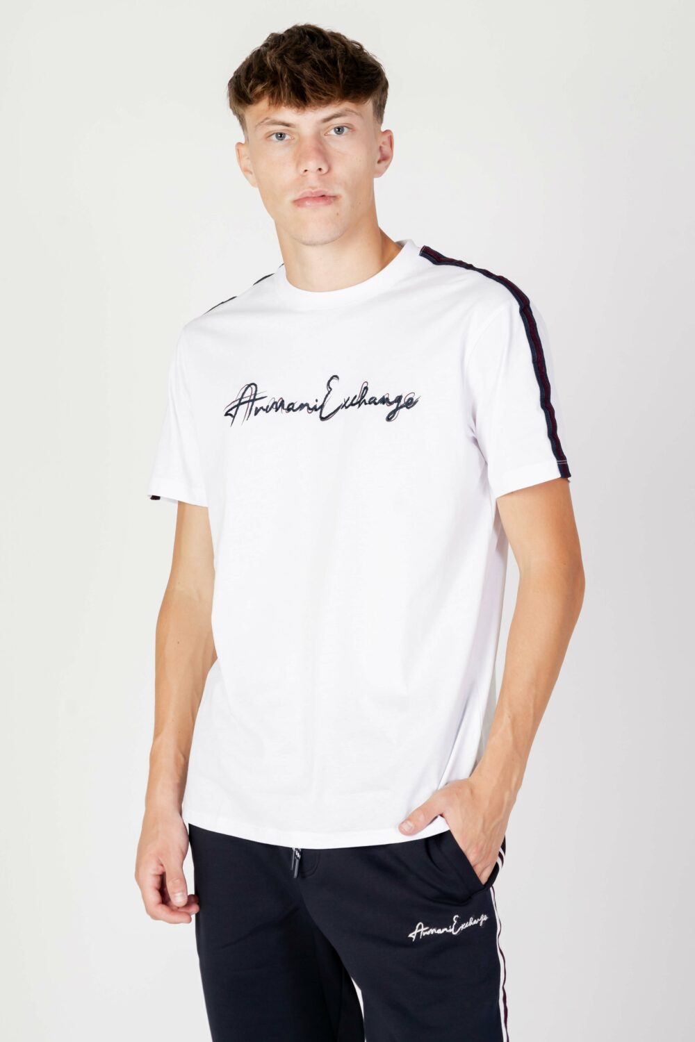 T-shirt Armani Exchange Bianco - Foto 1