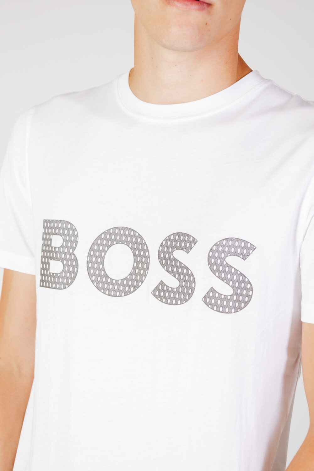 T-shirt Boss teebossrete Bianco - Foto 5
