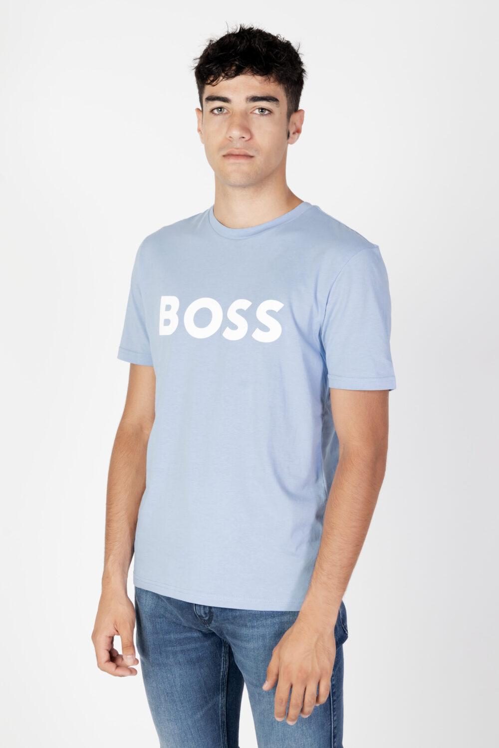 T-shirt Boss thinking 1 Celeste - Foto 1