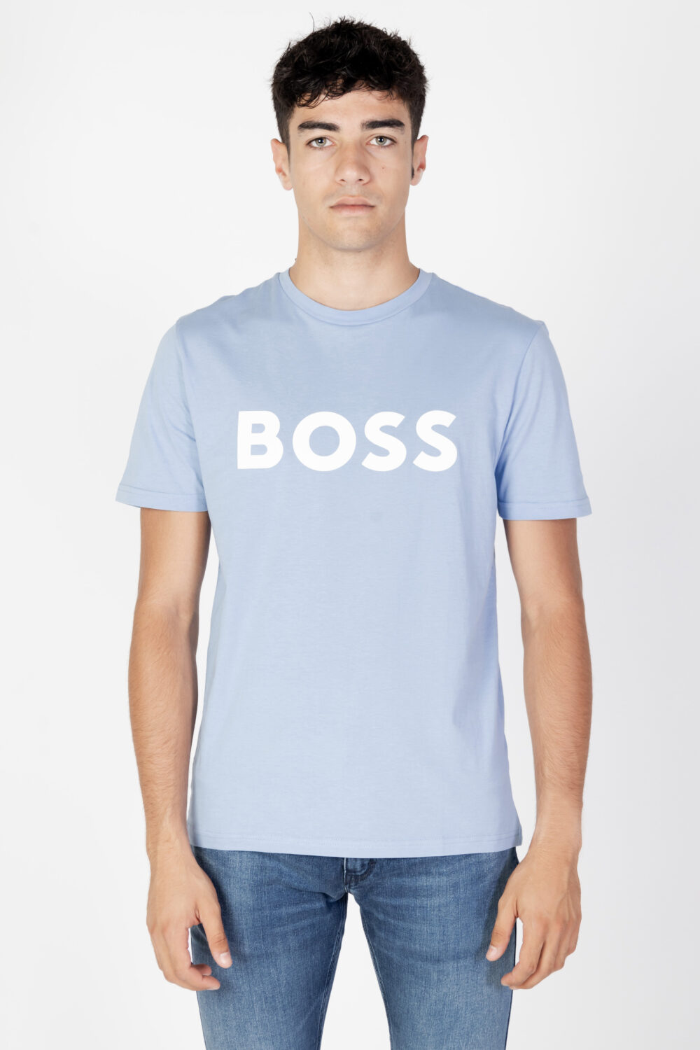 T-shirt Boss thinking 1 Celeste - Foto 4