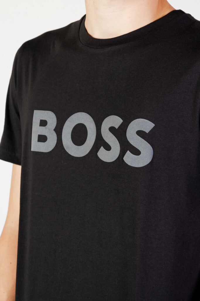 T-shirt Boss jersey thinking 1 Nero