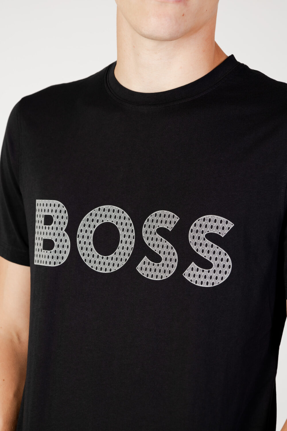 T-shirt Boss teebossrete Nero - Foto 3