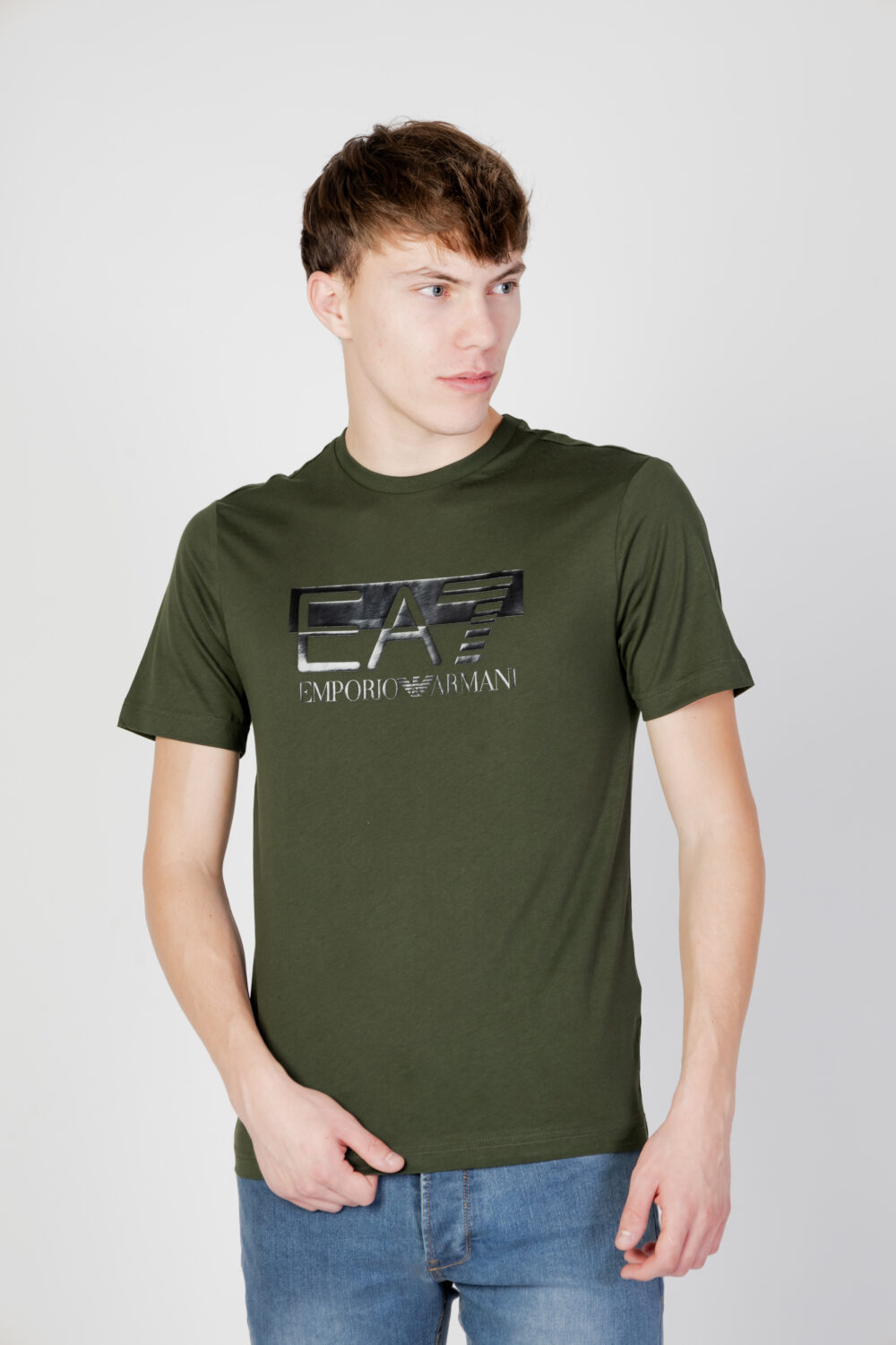 T-shirt EA7 Verde Oliva - Foto 1
