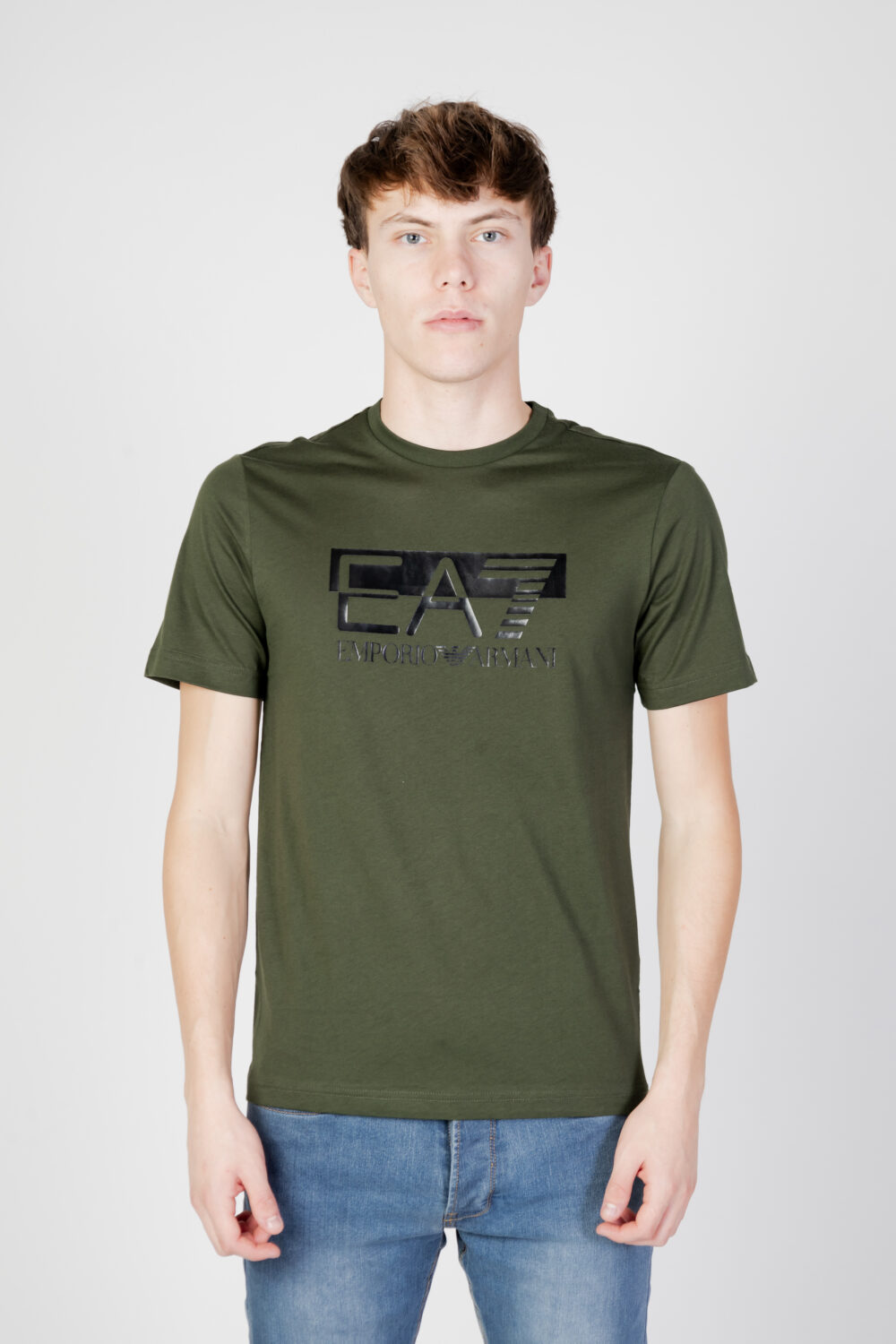 T-shirt EA7 Verde Oliva - Foto 6