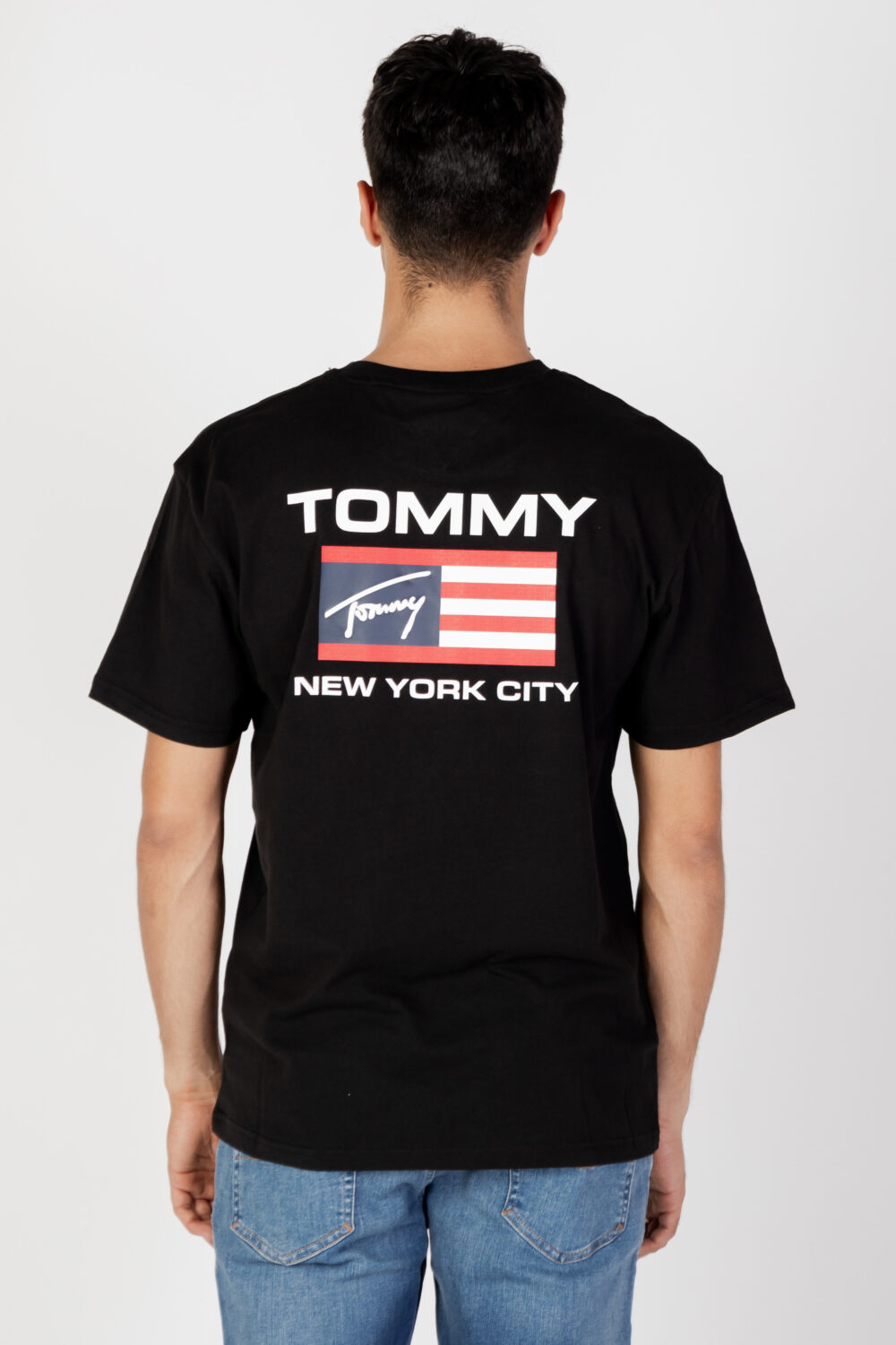 T-shirt Tommy Hilfiger Jeans tjm clsc athletic Nero - Foto 3