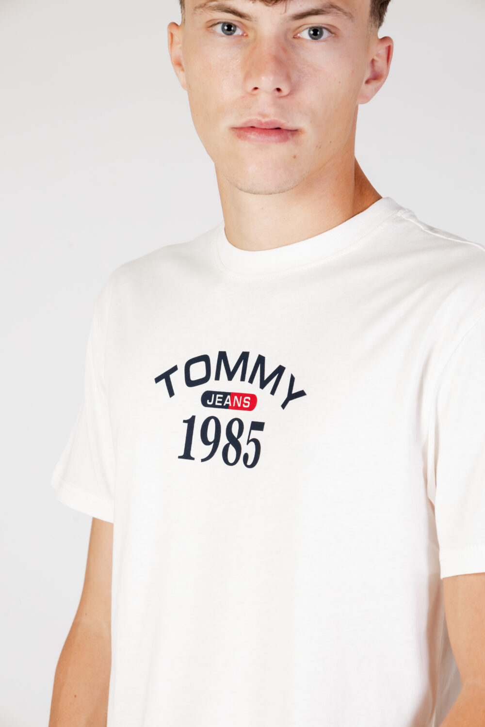 T-shirt Tommy Hilfiger Jeans tjm clsc 1985 rwb cu Panna - Foto 2