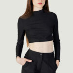 Top Calvin Klein Jeans technical knit mock Nero - Foto 1