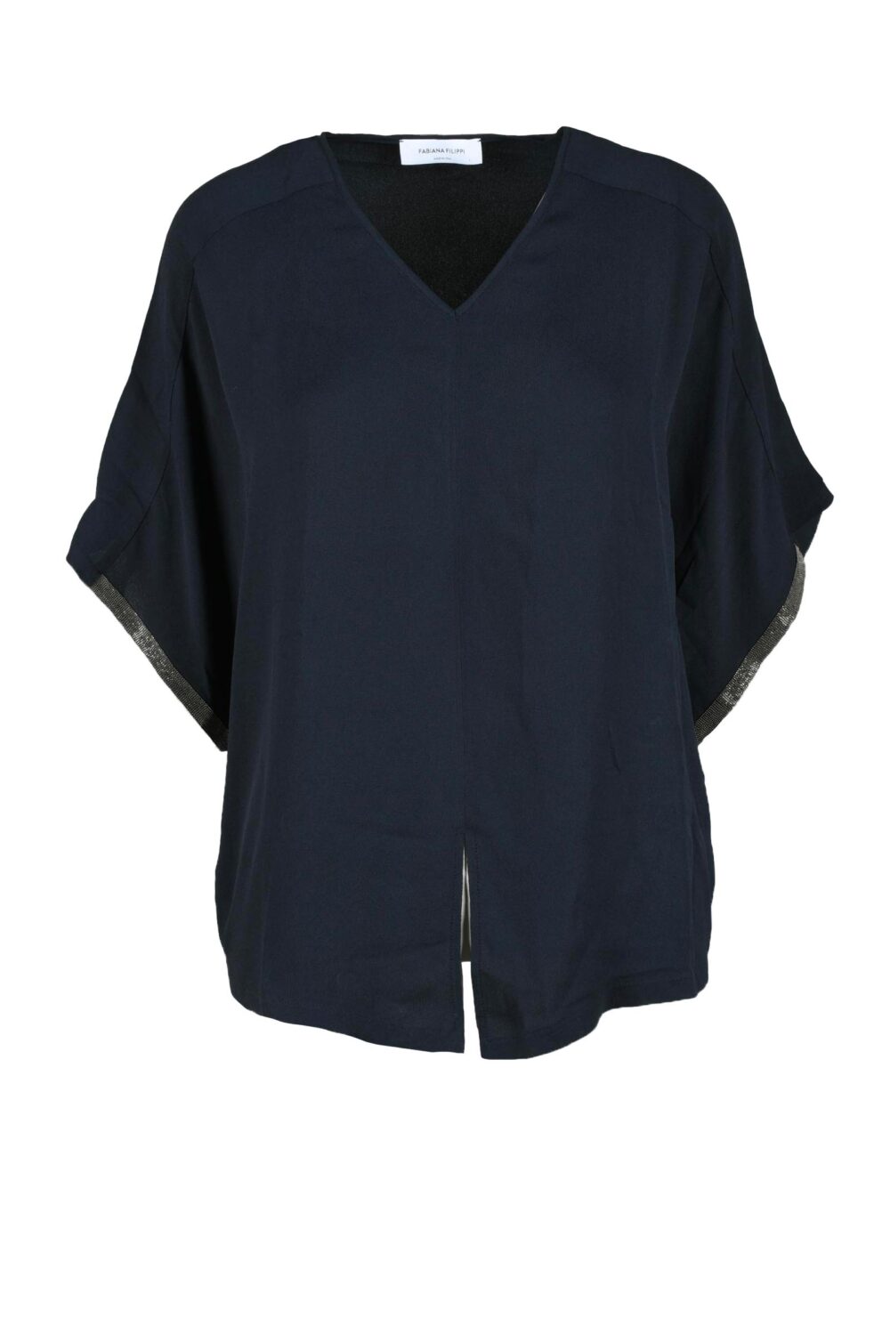 Blusa manica corta FABIANA FILIPPI Blu - Foto 1