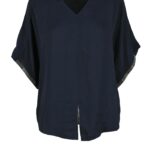 Blusa manica corta FABIANA FILIPPI Blu - Foto 1