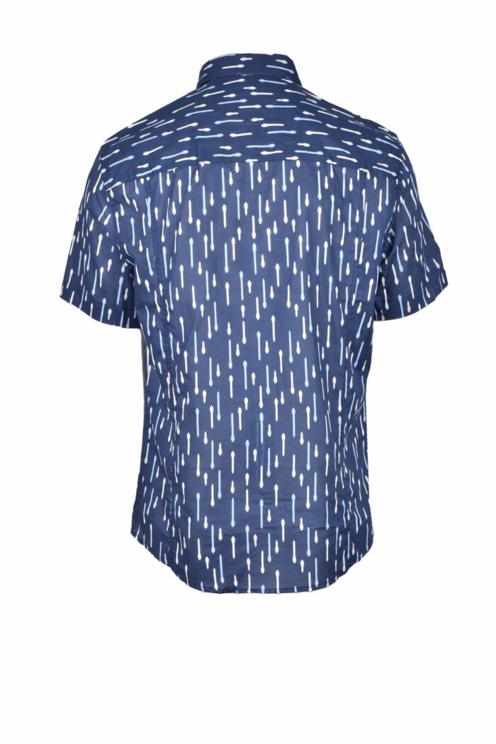 Camicia manica lunga BIKKEMBERGS  Blu