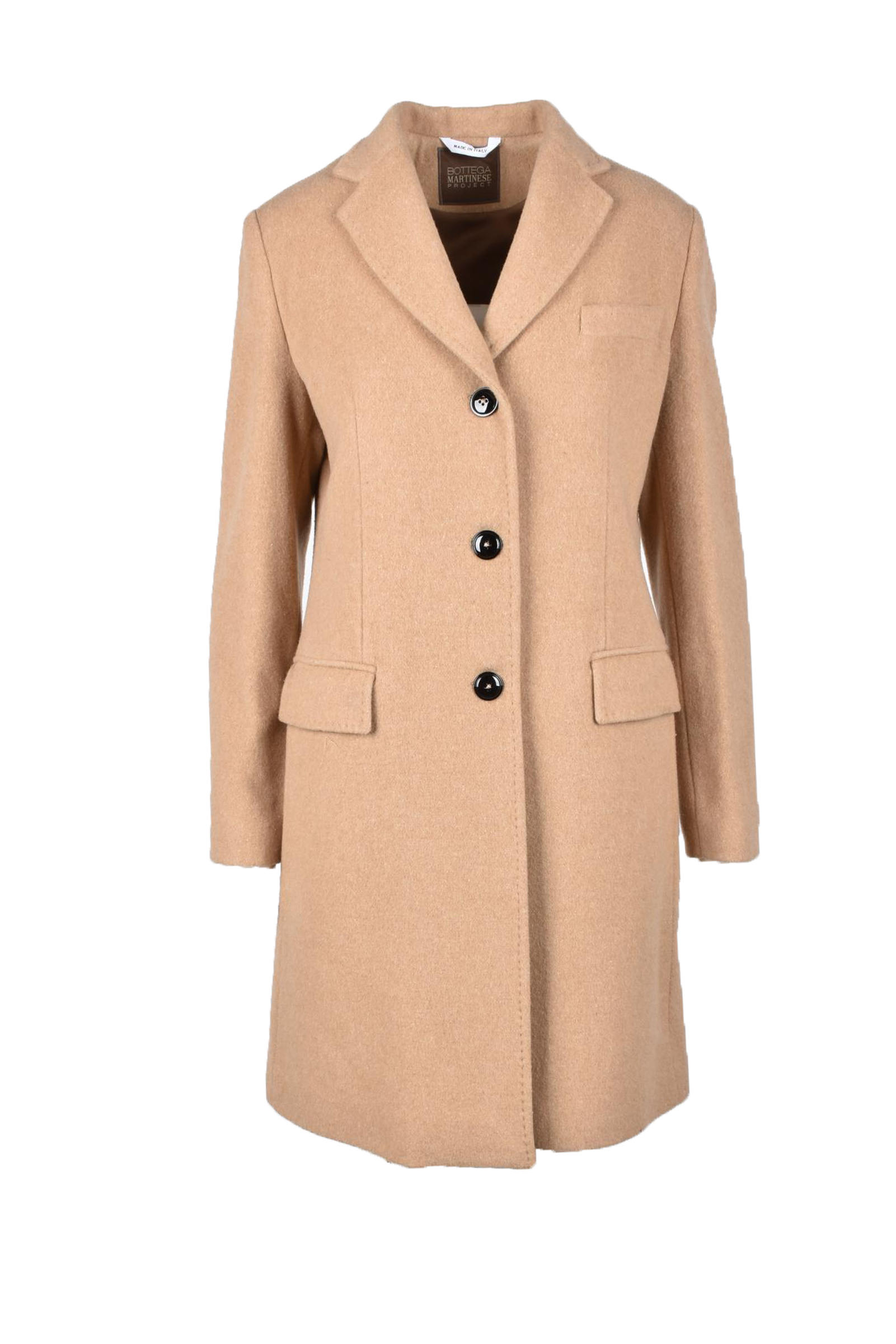 Cappotto BOTTEGA MARTINESE Beige BTGCAPDAAF1ST0692458 11