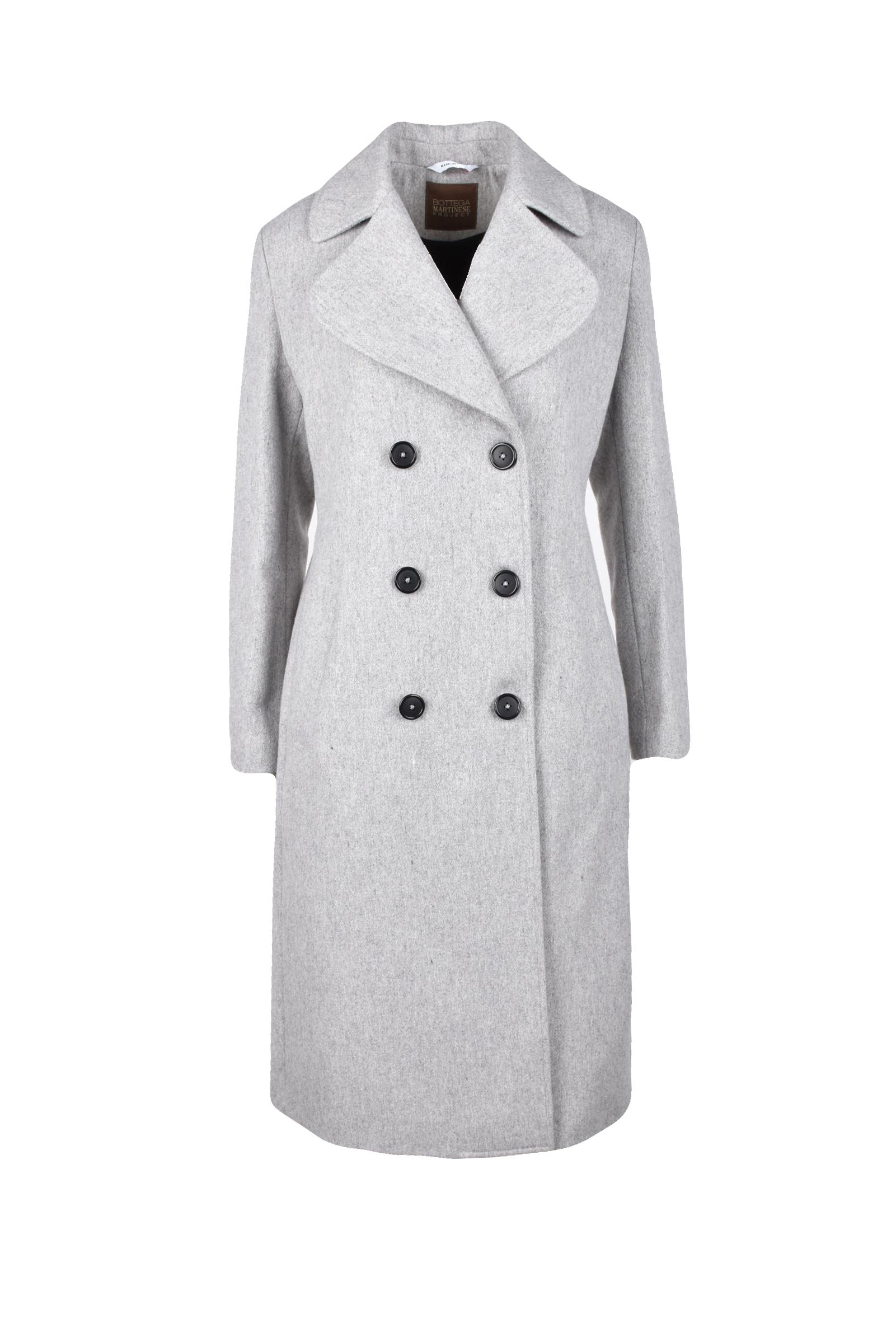 Cappotto BOTTEGA MARTINESE Grigio BTGCAPDAAF1ST0692466 09