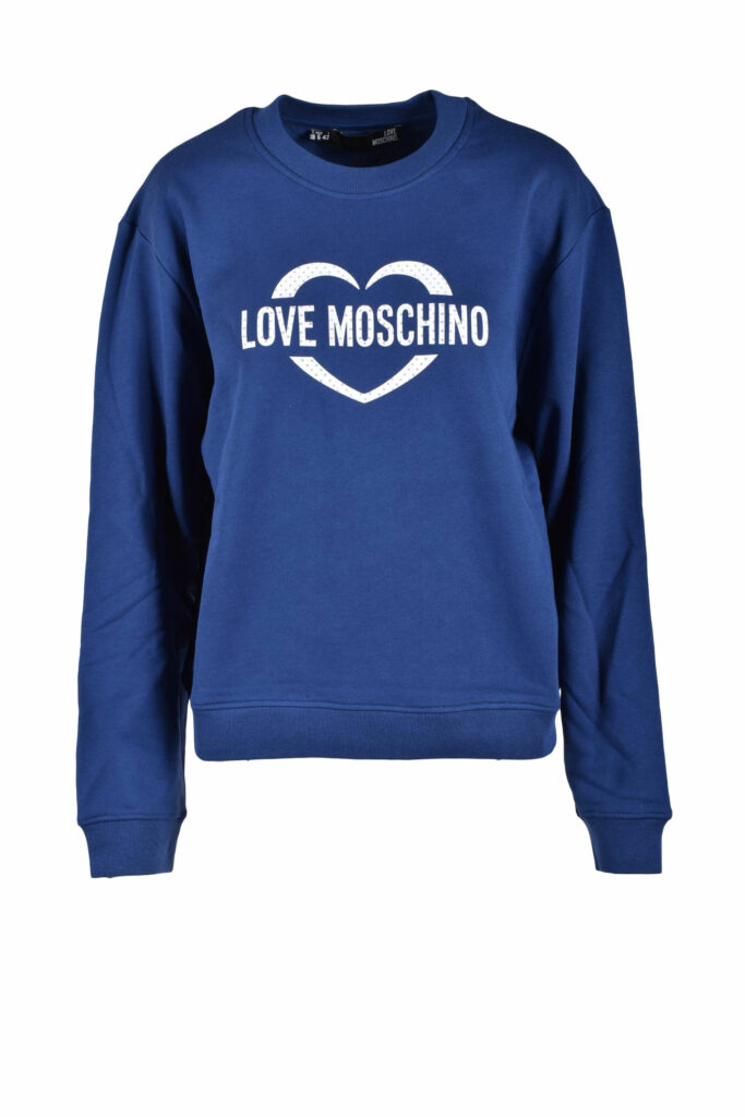Felpa con cappuccio Love Moschino  Blu