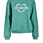 Felpa con cappuccio Love Moschino Verde - Foto 1
