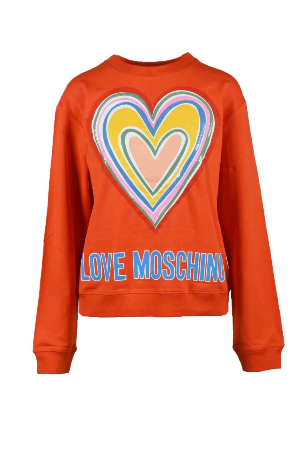 Felpa con cappuccio Love Moschino Arancione - Foto 1