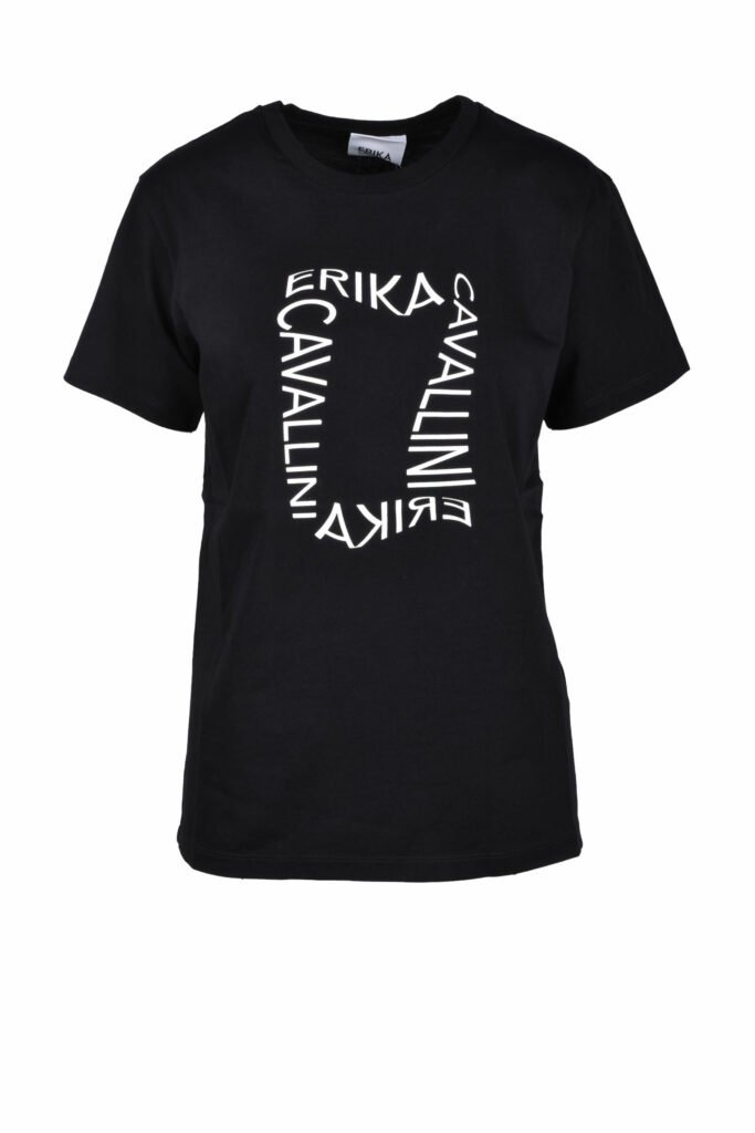 T-shirt ERIKA CAVALLINI  Nero