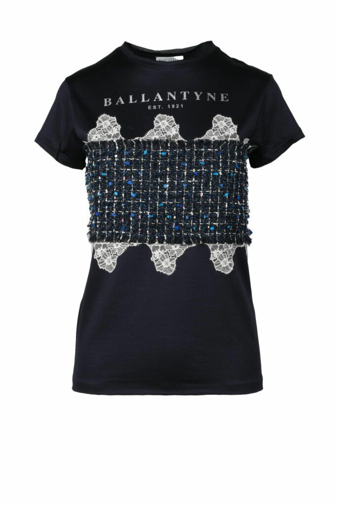 T-shirt BALLANTYNE  Blu