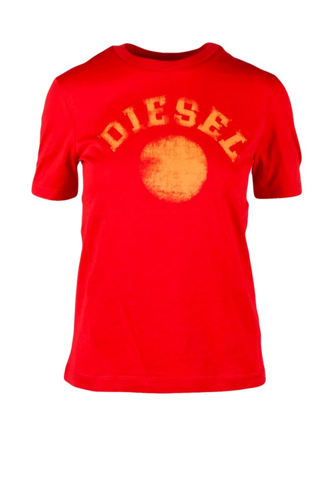 T-shirt Diesel  Rosso