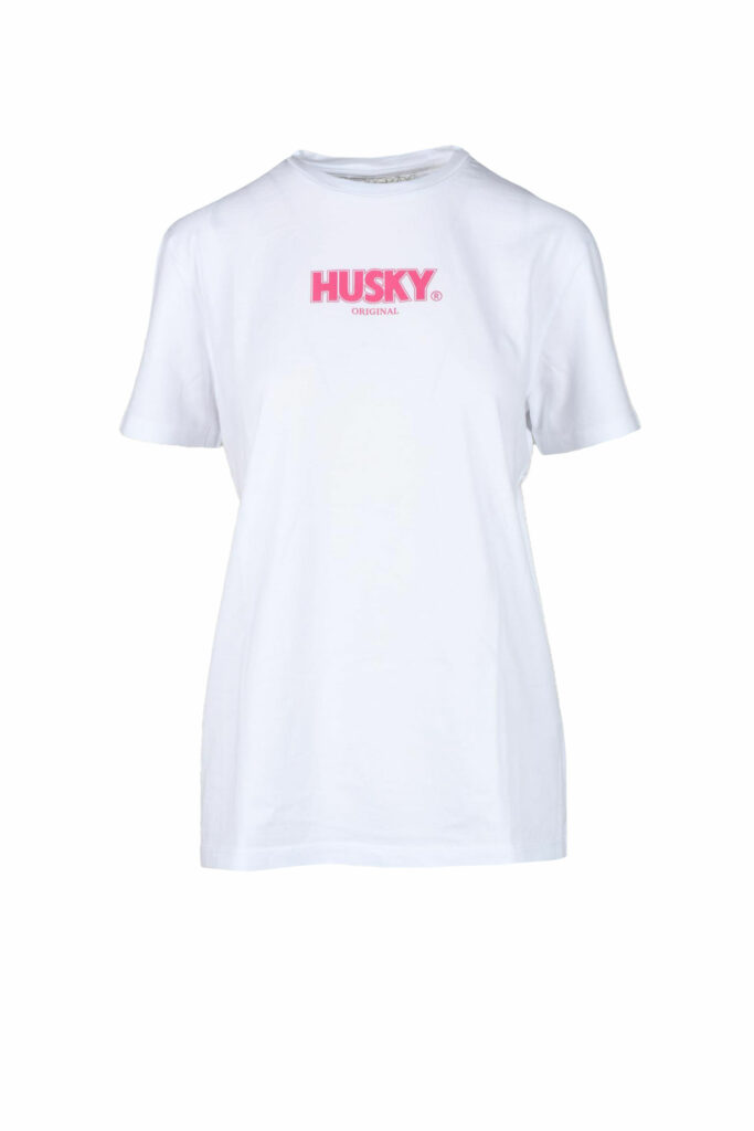 T-shirt HUSKY  Bianco