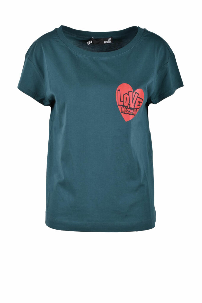 T-shirt Love Moschino  Verde