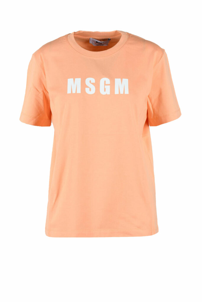 T-shirt MSGM  Arancione