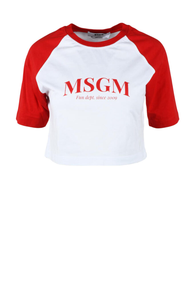 T-shirt MSGM  Bianco