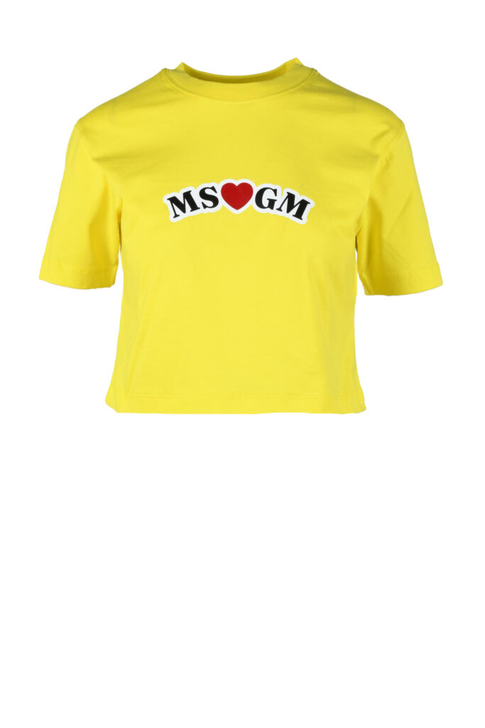 T-shirt MSGM  Giallo
