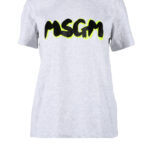 T-shirt MSGM Grigio Chiaro - Foto 1