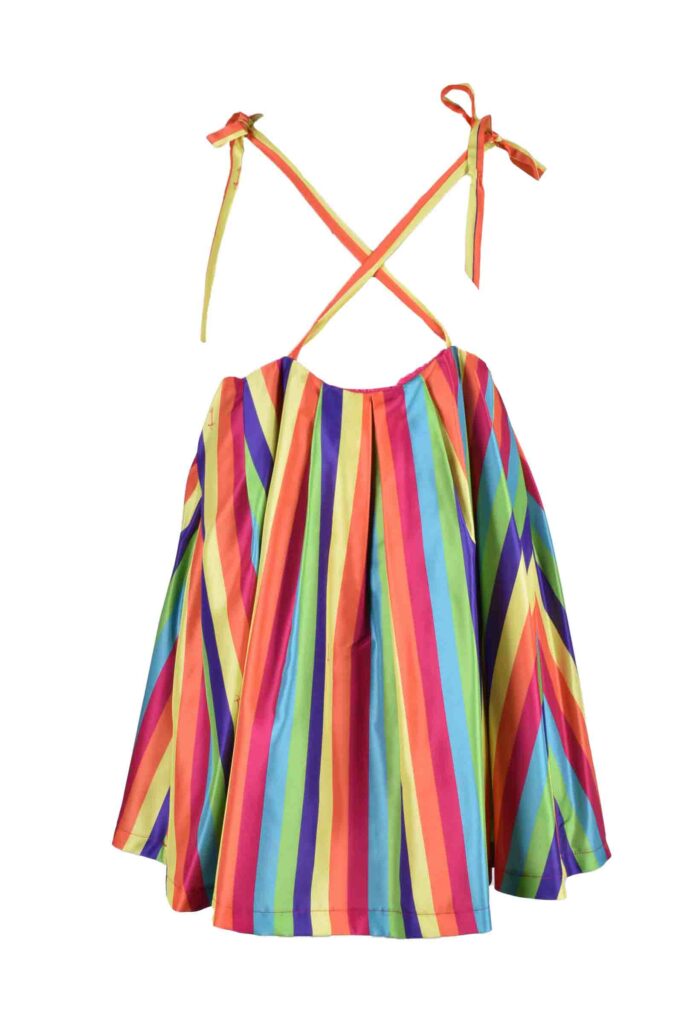 Vestito corto FEMINISTA  Multicolor