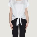 Blusa manica corta Sandro Ferrone Bianco - Foto 1