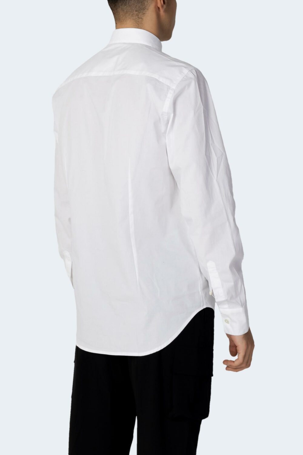 Camicia manica lunga CNC Costume National logo Bianco - Foto 3