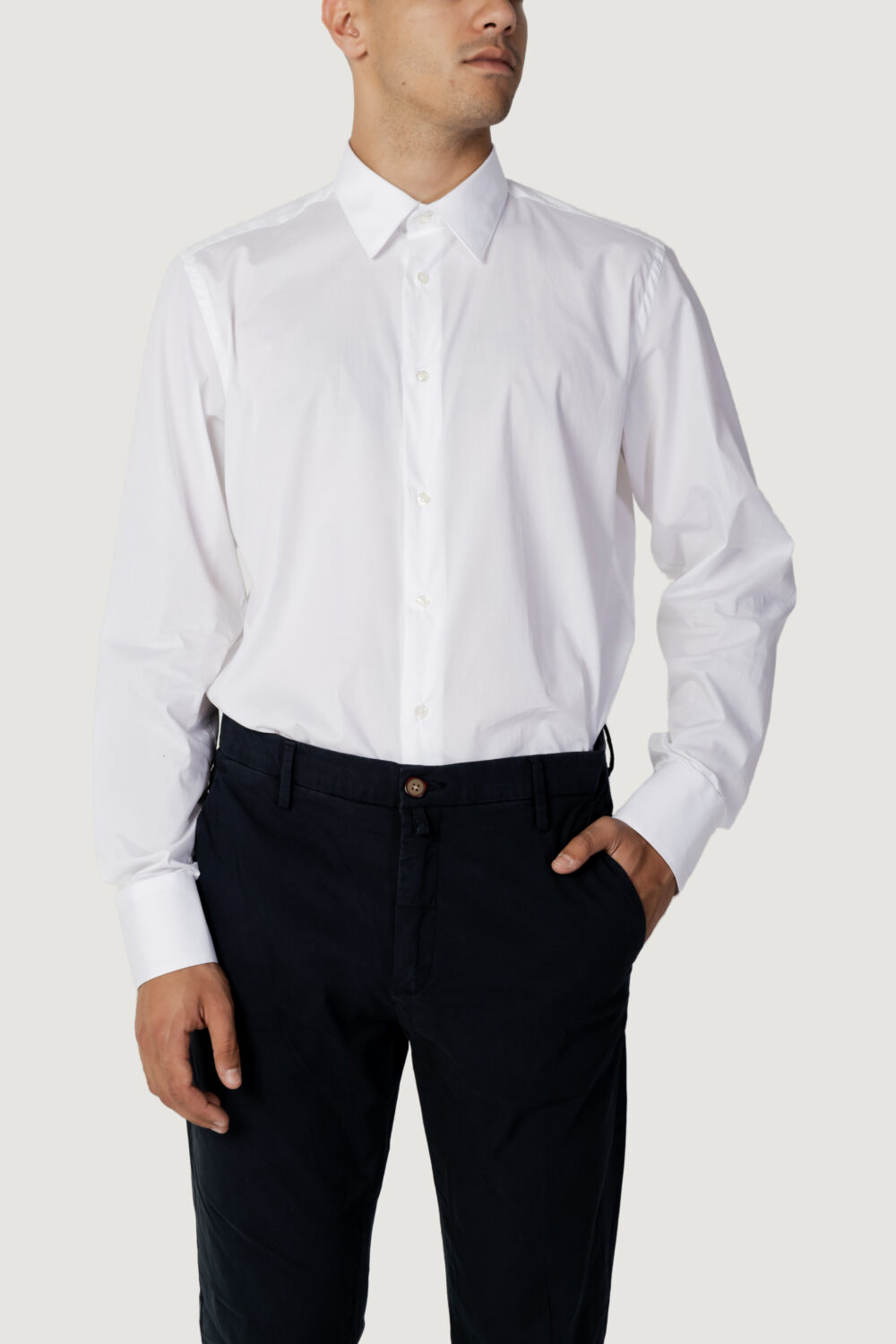 Camicia manica lunga Liu-Jo slim stretch milano Bianco - Foto 1