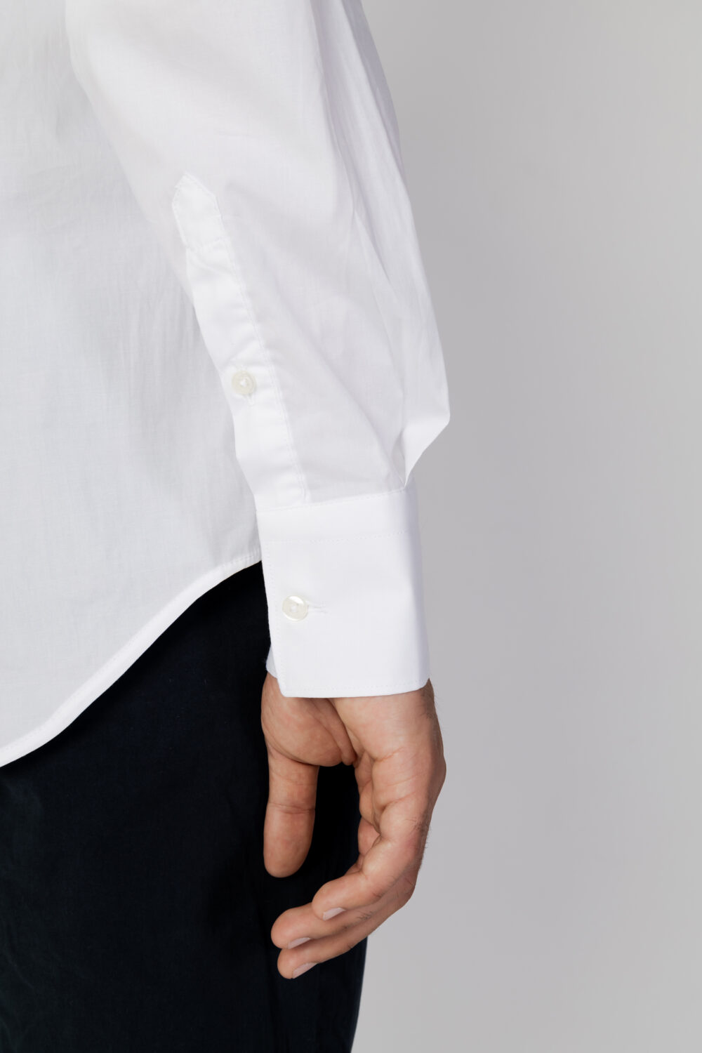 Camicia manica lunga Liu-Jo slim stretch milano Bianco - Foto 4