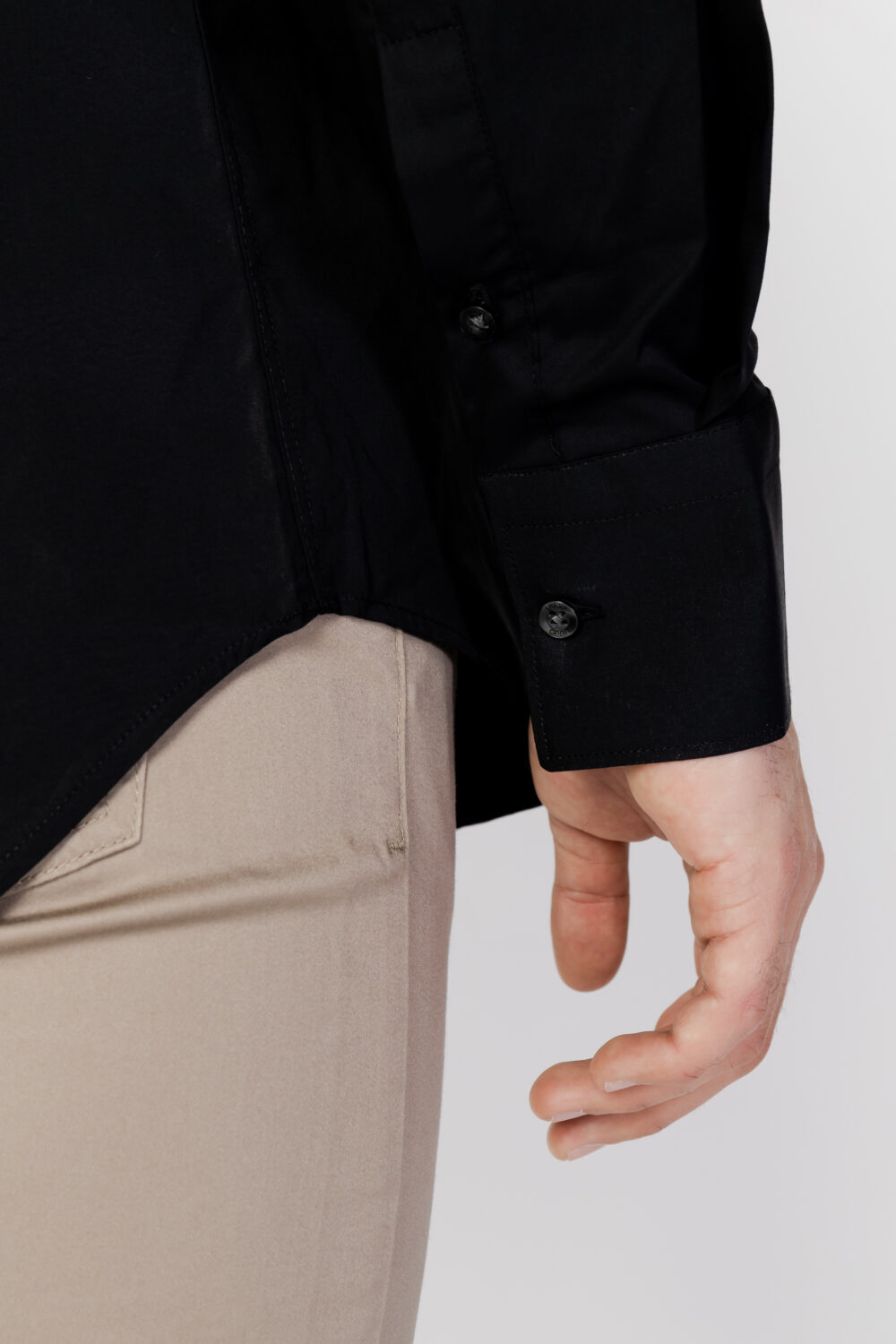 Camicia manica lunga Liu-Jo slim stretch milano Nero - Foto 4
