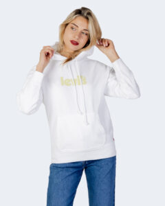 Felpa con cappuccio Levi's® graphic standard hoodie hoodie ssnl post Bianco - Foto 1