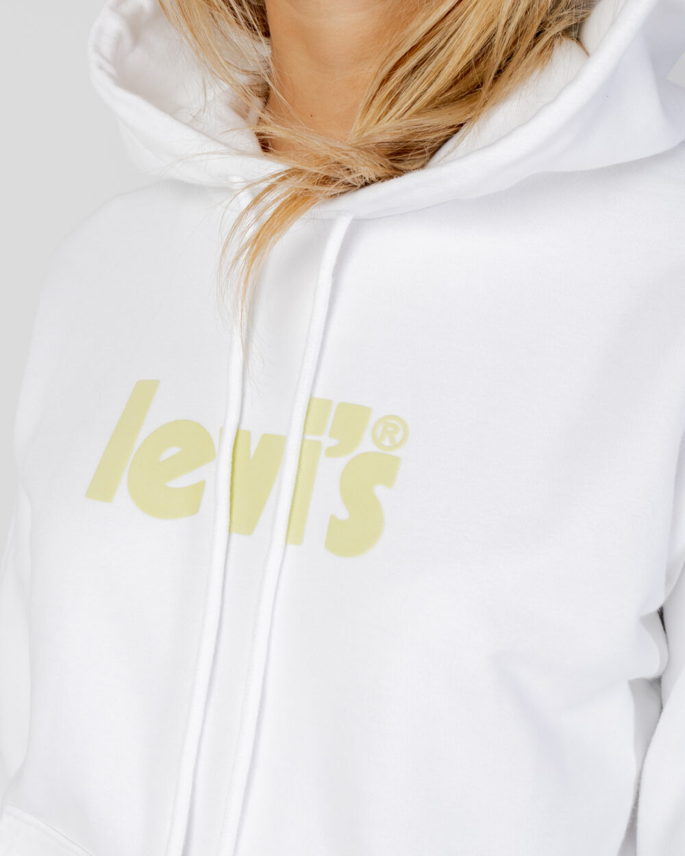 Felpa con cappuccio Levi's® graphic standard hoodie hoodie ssnl post Bianco - Foto 2
